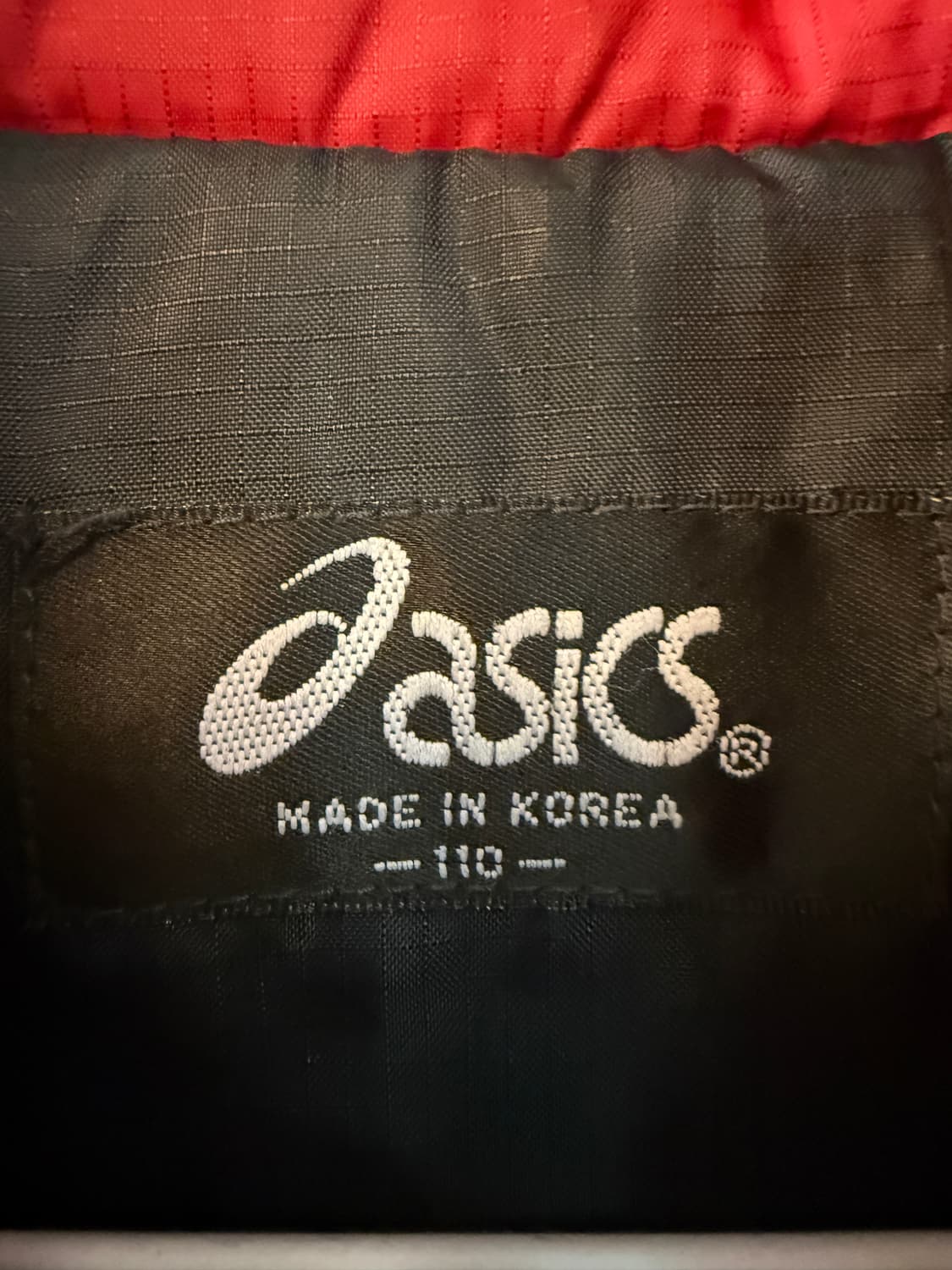 아식스 센터로고 바람막이 110 XXL 상품이미지2