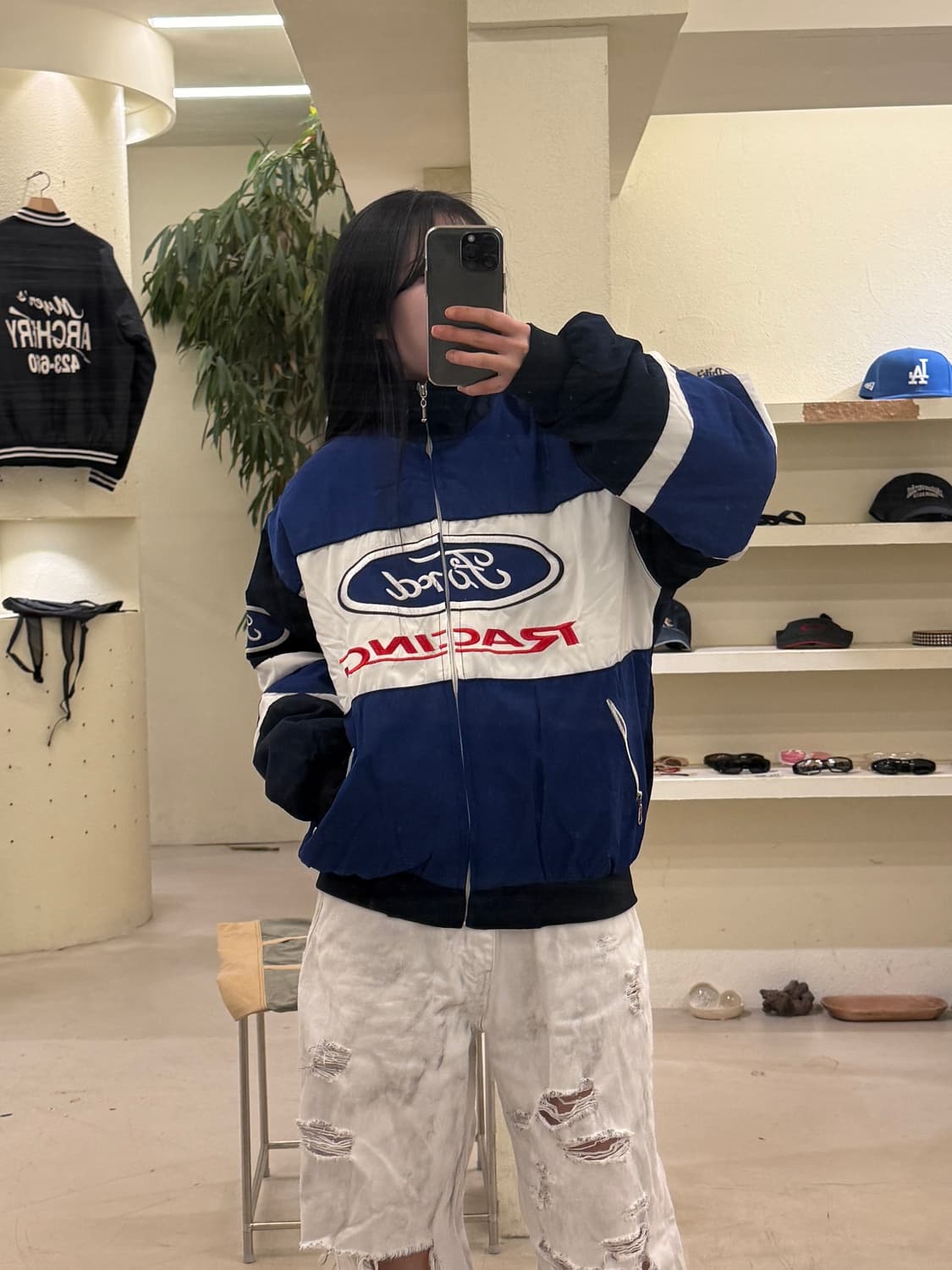 빈티지 포드 빅로고 레이싱 점퍼 U365 상품이미지1