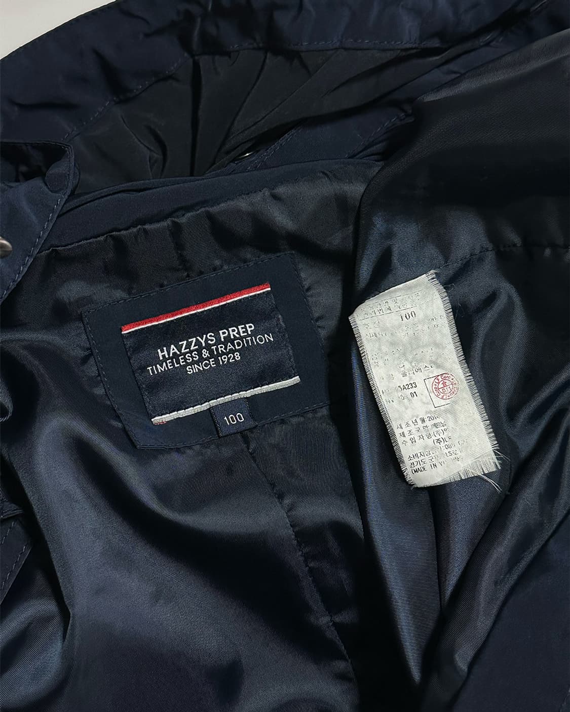 HAZZYS PREP 바람막이 자켓 상품이미지4