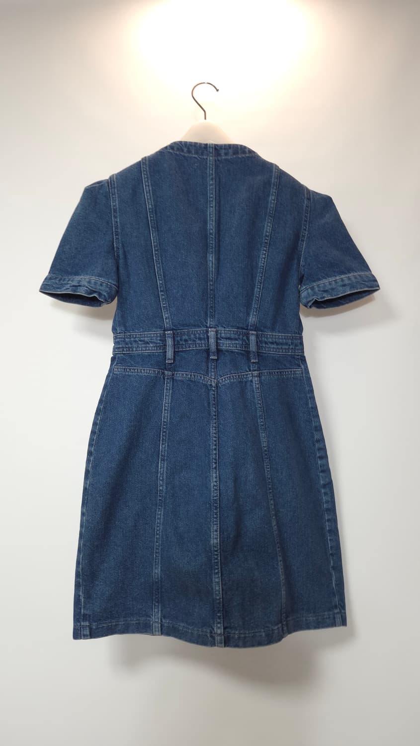 마쥬 엘비라 퍼프 소매 데님 미니 원피스 2 사이즈 상품이미지7