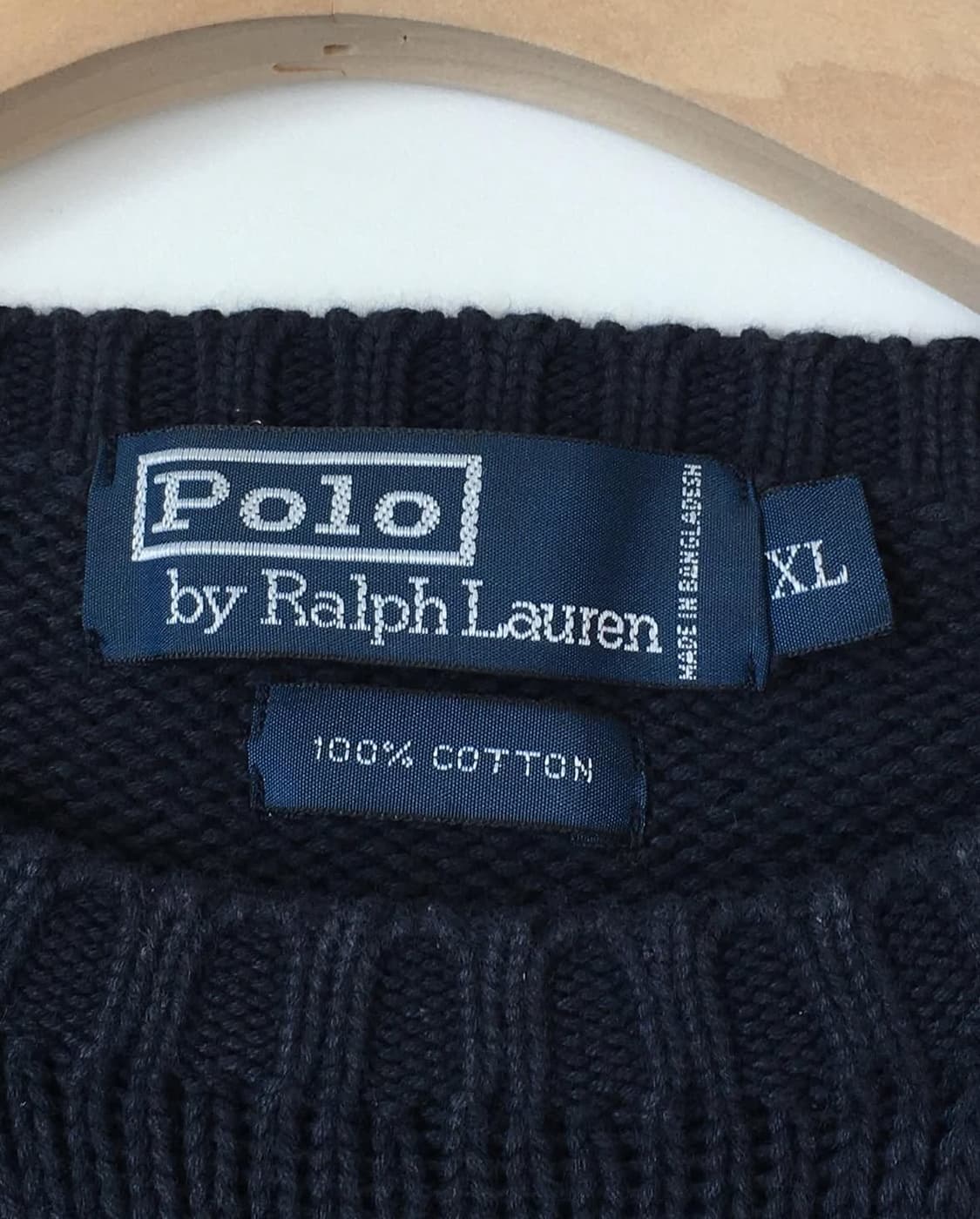Polo by RalphLauren 폴로 네이비 코튼 니트  상품이미지4