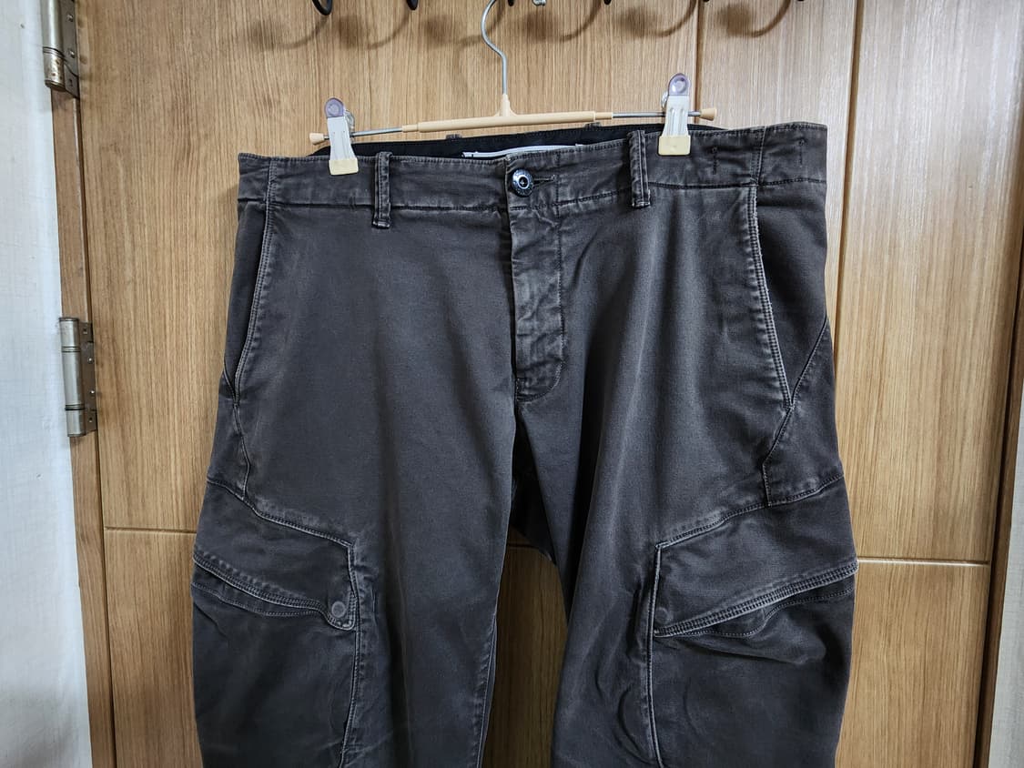 (37)스톤아일랜드 빈티지 가먼트다잉 카고 팬츠 상품이미지2