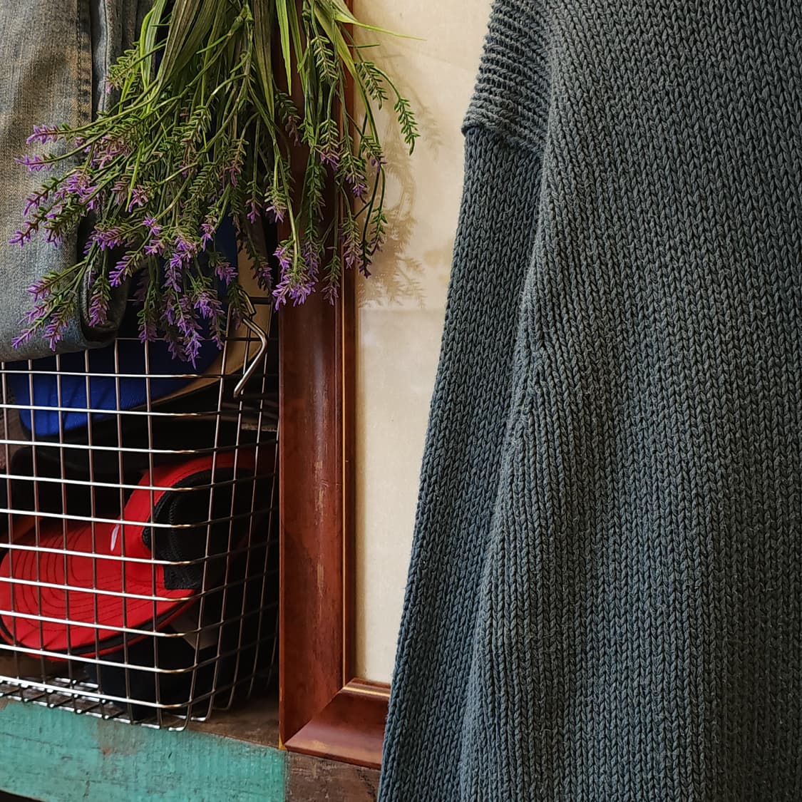 90s 폴로 니트 스키퍼 골지 니트 스웨터 코튼 니트 L 상품이미지7