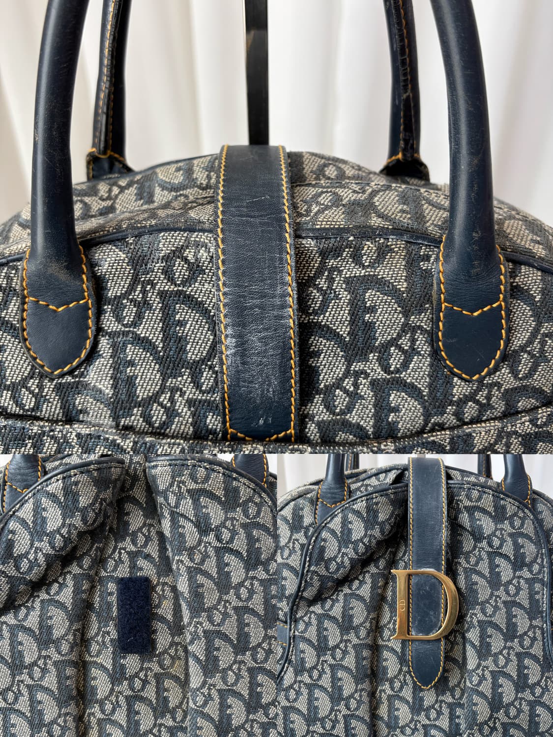 디올 더블 새들 보울러 토트백 상품이미지7