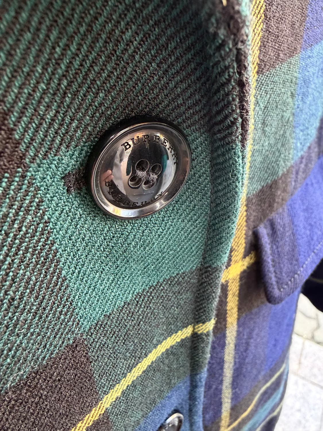 12Y.44~55/ 버버리 블루 노바체크 코트 자켓 상품이미지5