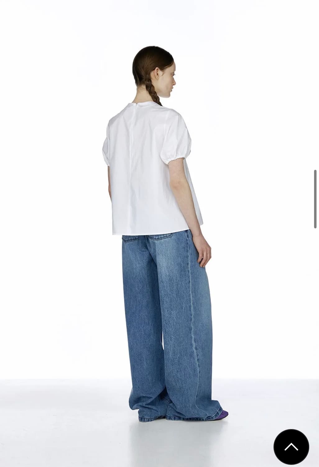 버뮬라 블라우스 화이트 S사이즈 상품이미지2