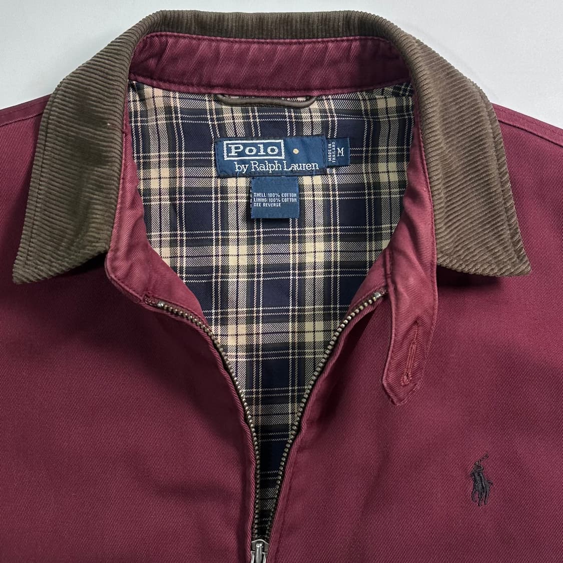 폴로 랄프로렌 버건디 스윙탑 자켓 상품이미지8