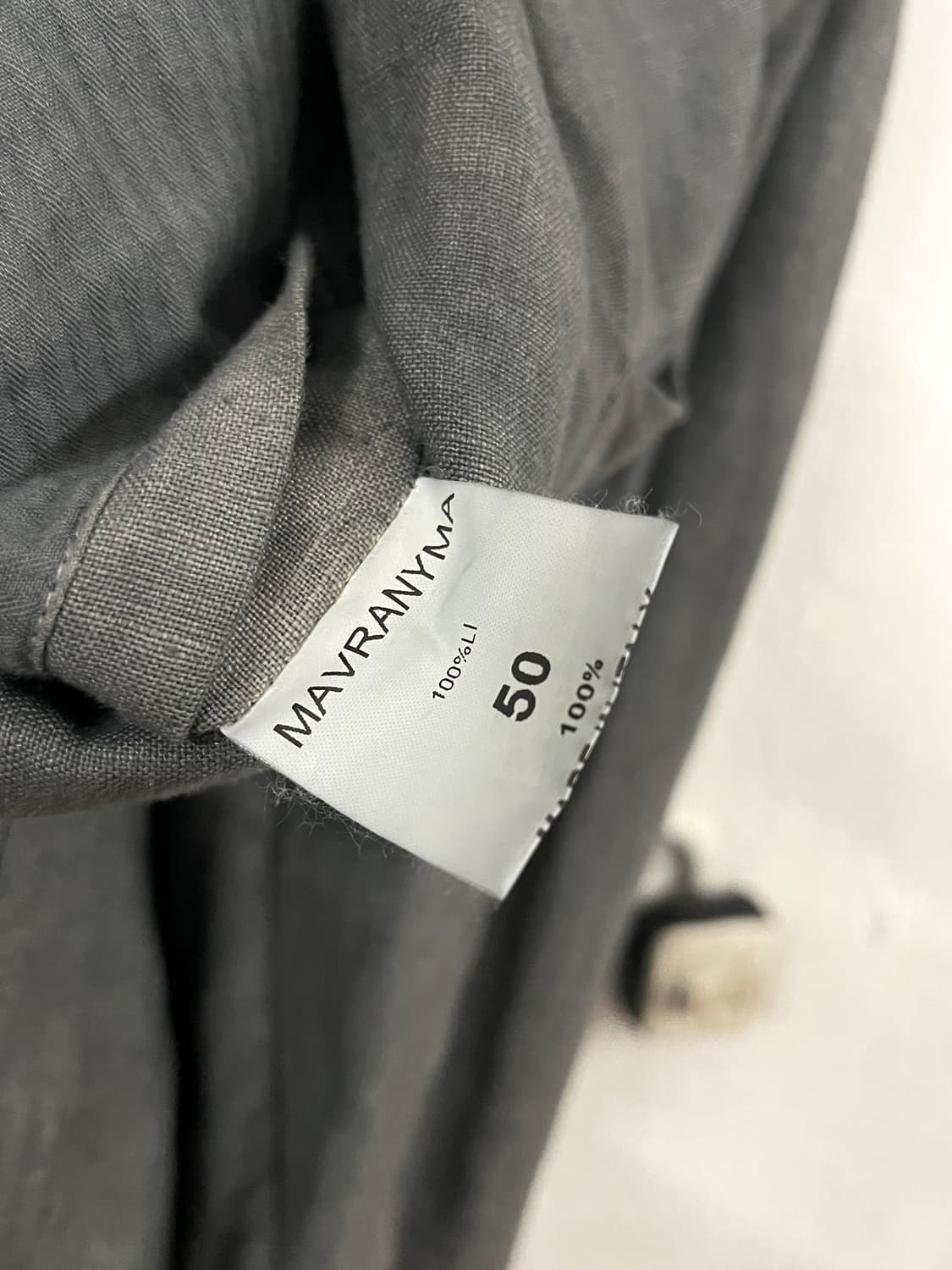MAVRANYMA 마브라니마 아티저널 린넨 자켓 상품이미지6