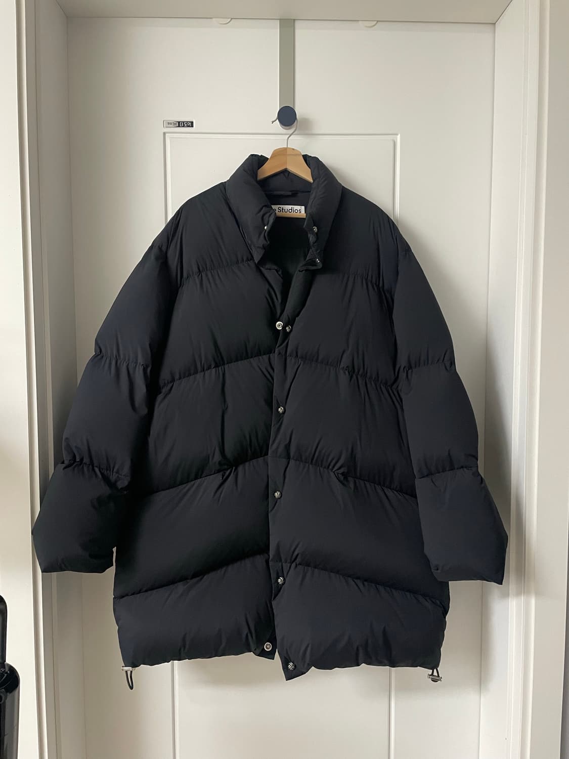 아크네 스튜디오 12주년 백로고 패딩코트 48사이즈 상품이미지1