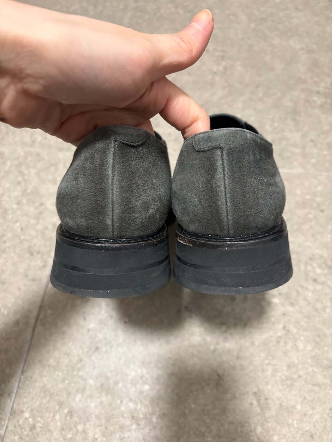 lfm 스웨이드 로퍼 그레이 상품이미지4