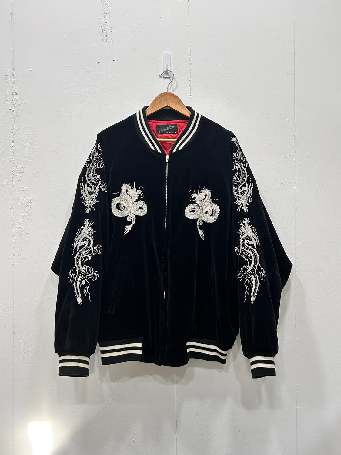 호시히메 드래곤 자수 벨벳 스카잔 115-120사이즈 (5L) 상품이미지1