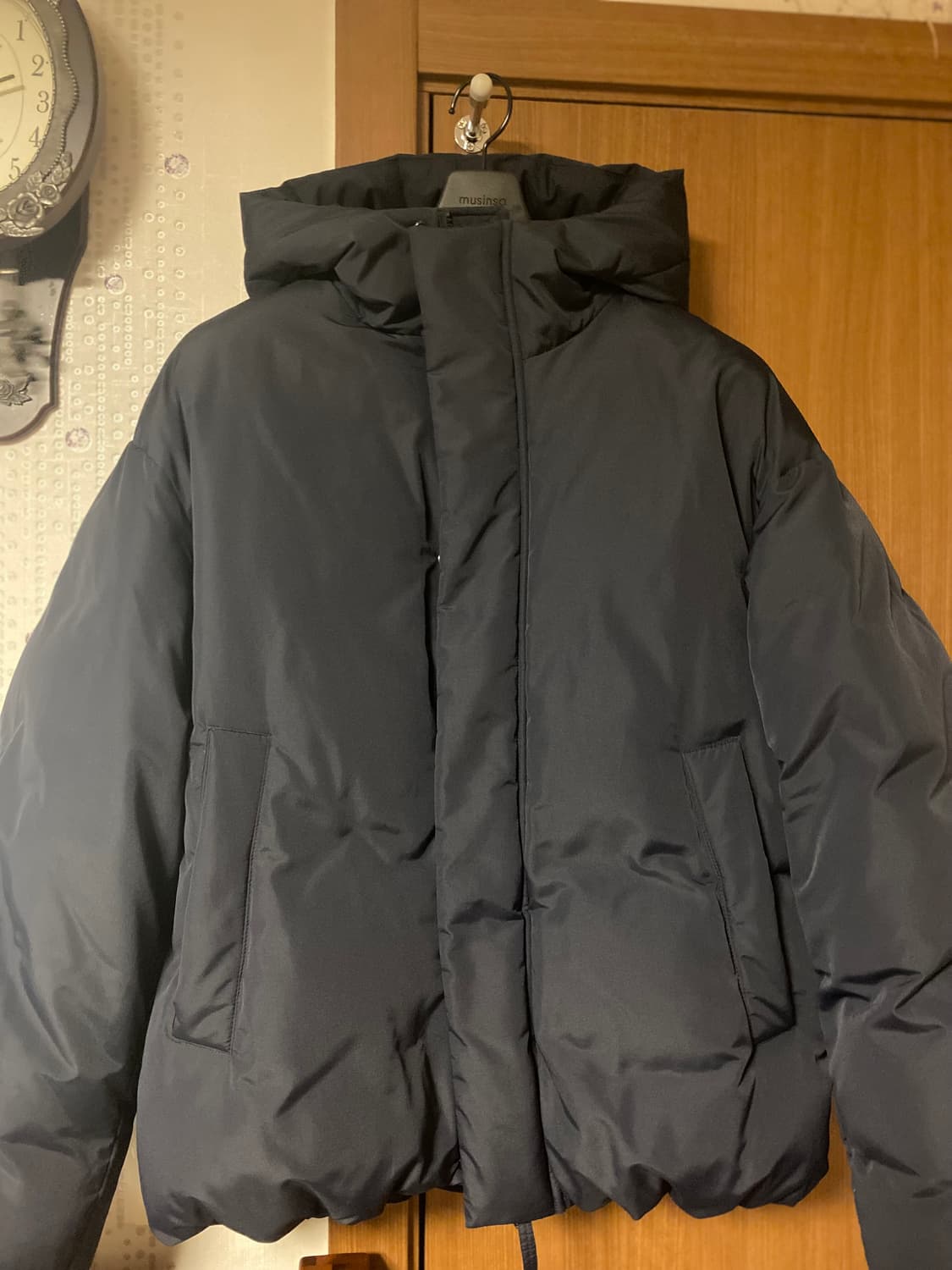 tngt 티엔지티 후드 구스다운 패딩 점퍼 다크네이비 95 상품이미지5