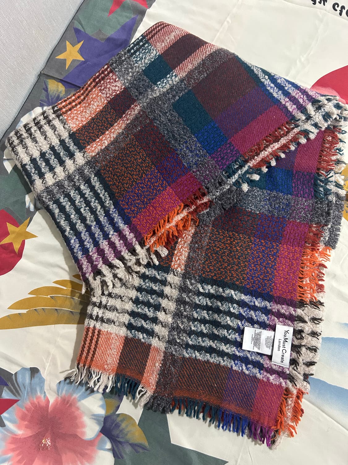 You Must Create 체크 머플러 상품이미지2