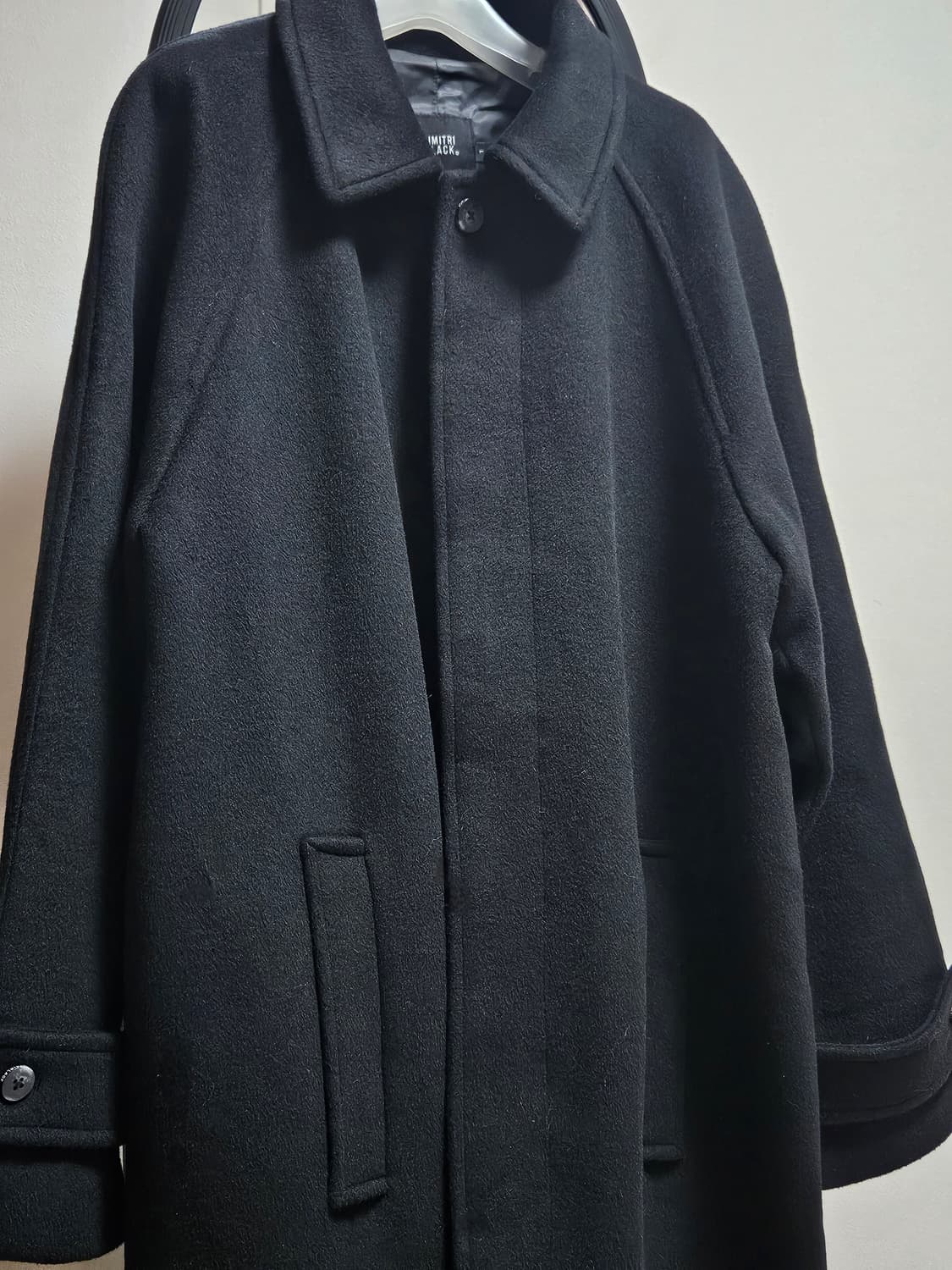 디미트리블랙 에센셜 캐시미어 발마칸 코트 상품이미지3