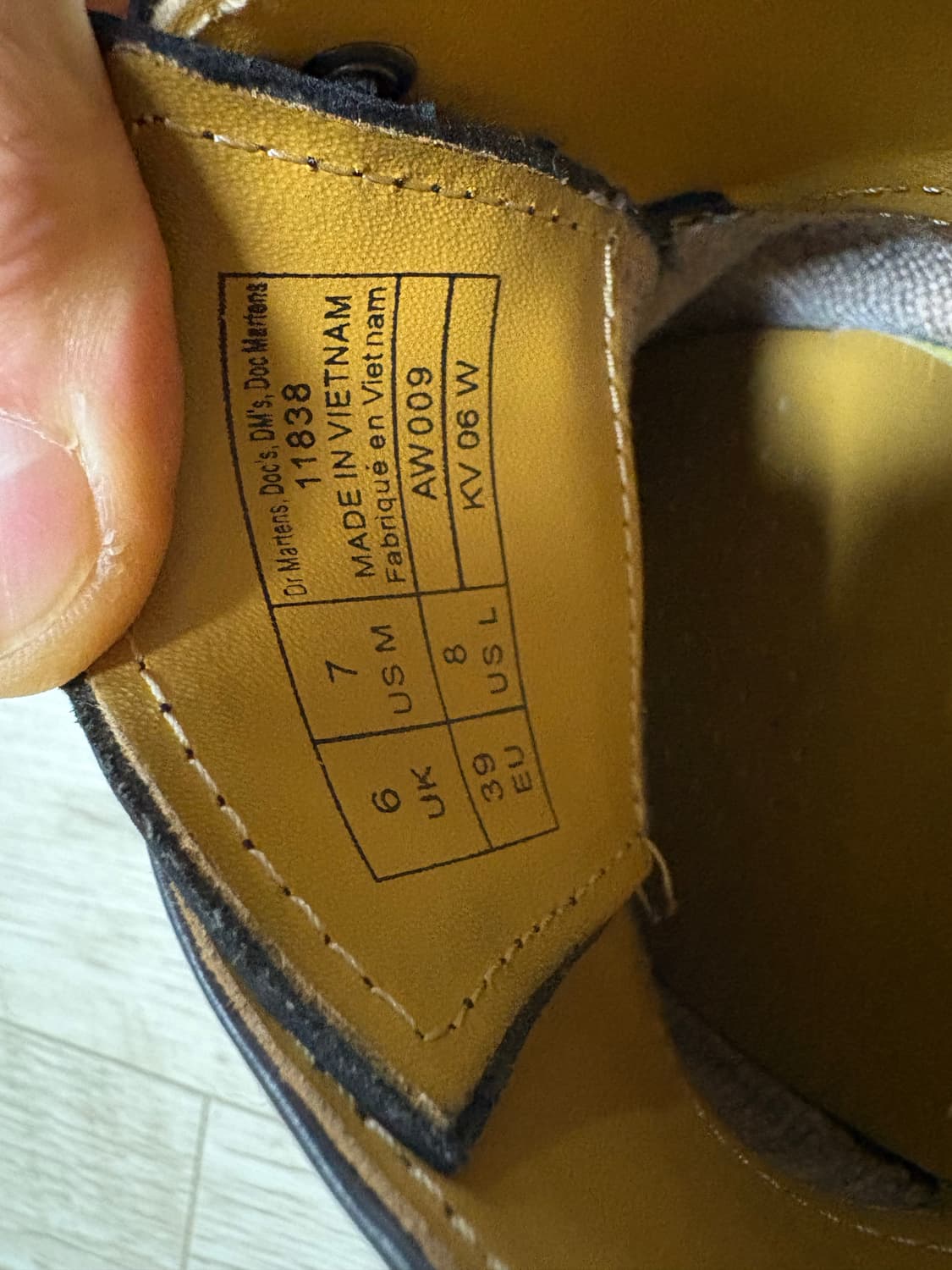 닥터마틴 1461 3홀 스무스 250 상품이미지7