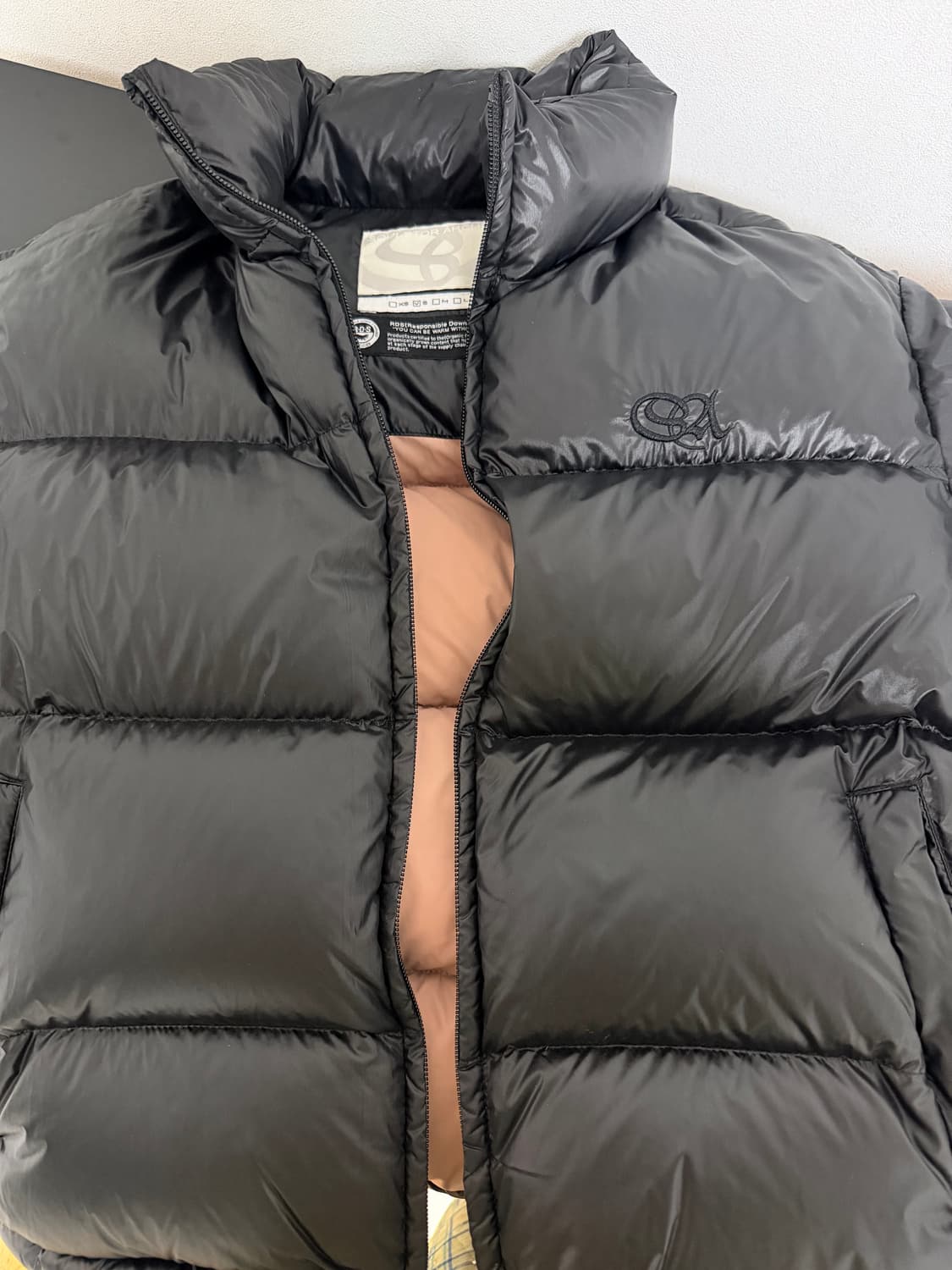 스컬프터 숏패딩 104 Cropped Puffer Down Black 상품이미지7