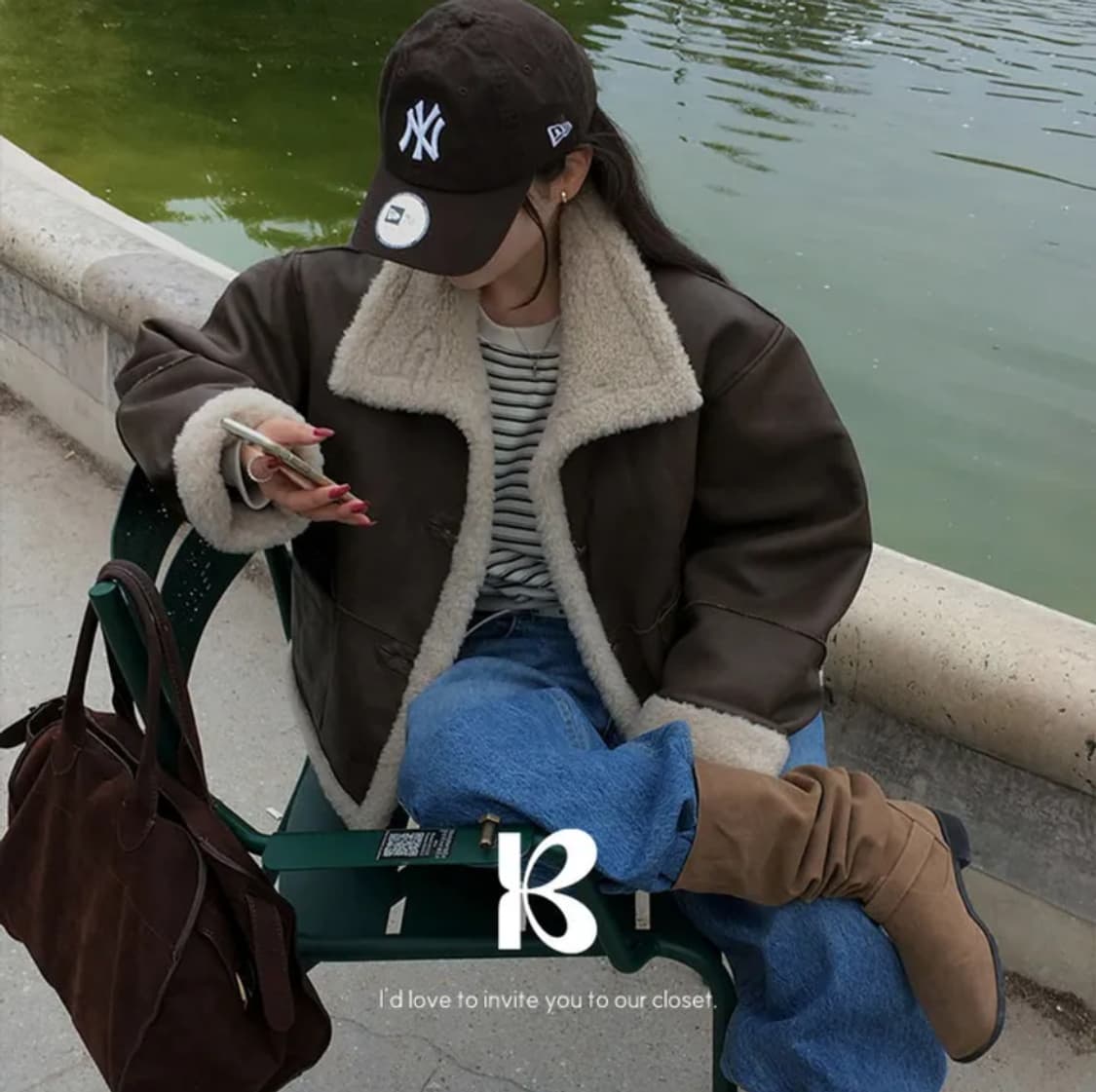 키오프하늘무스탕/베이델리 템버 레더 무스탕  상품이미지1