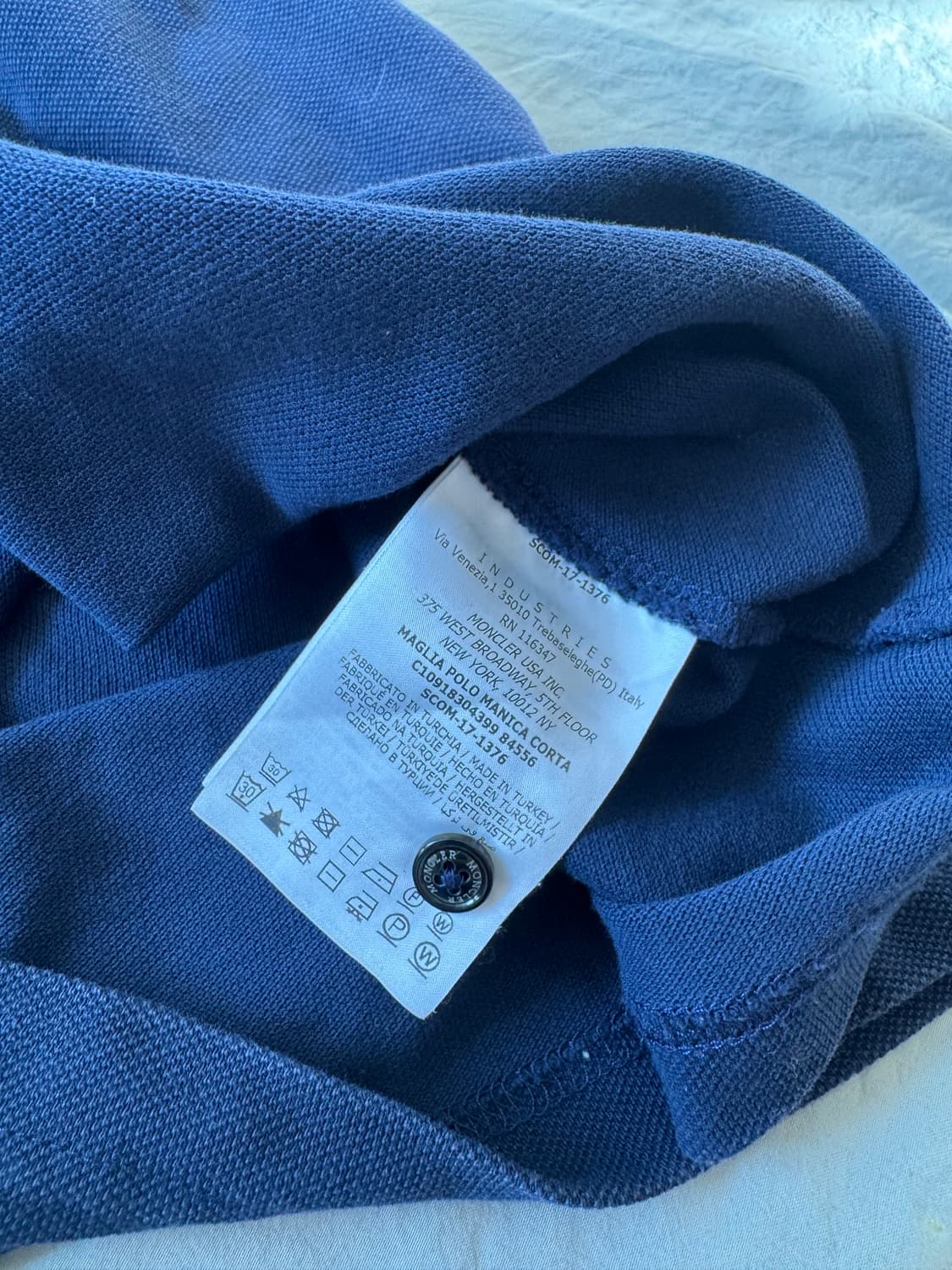 몽클레어 남성 네이비 카라티 L 상품이미지4