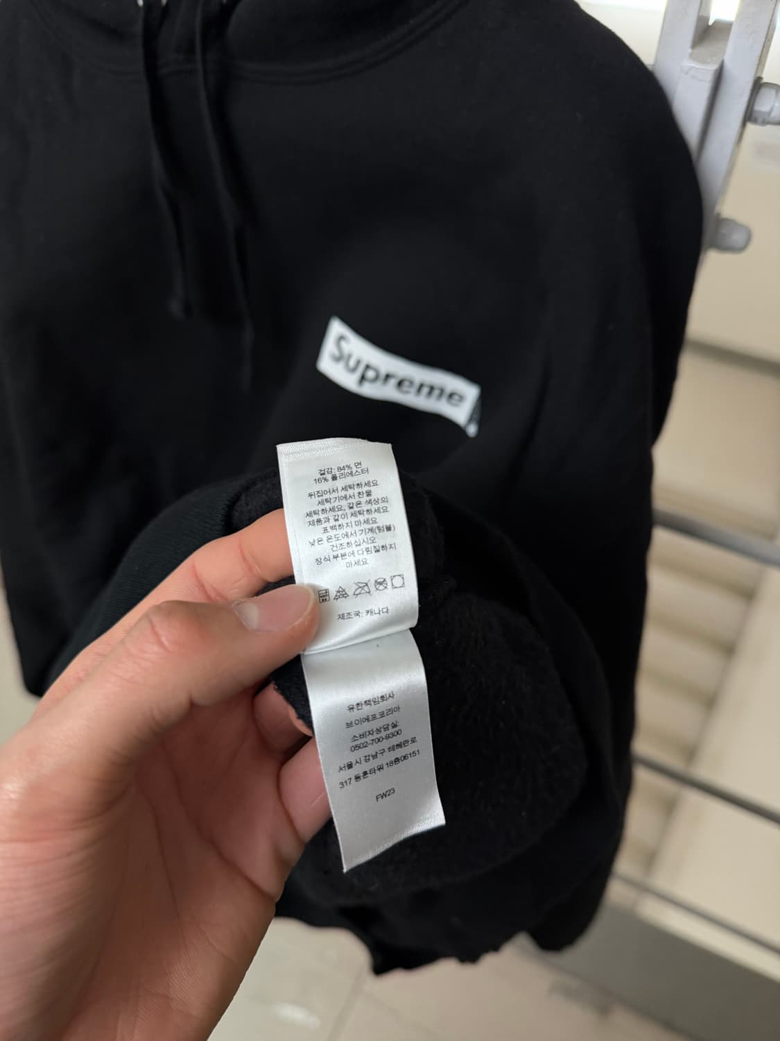 슈프림 [민트급.정품] 캣우먼 (시세 60만) 박스로고 후드티 L(105 상품이미지10