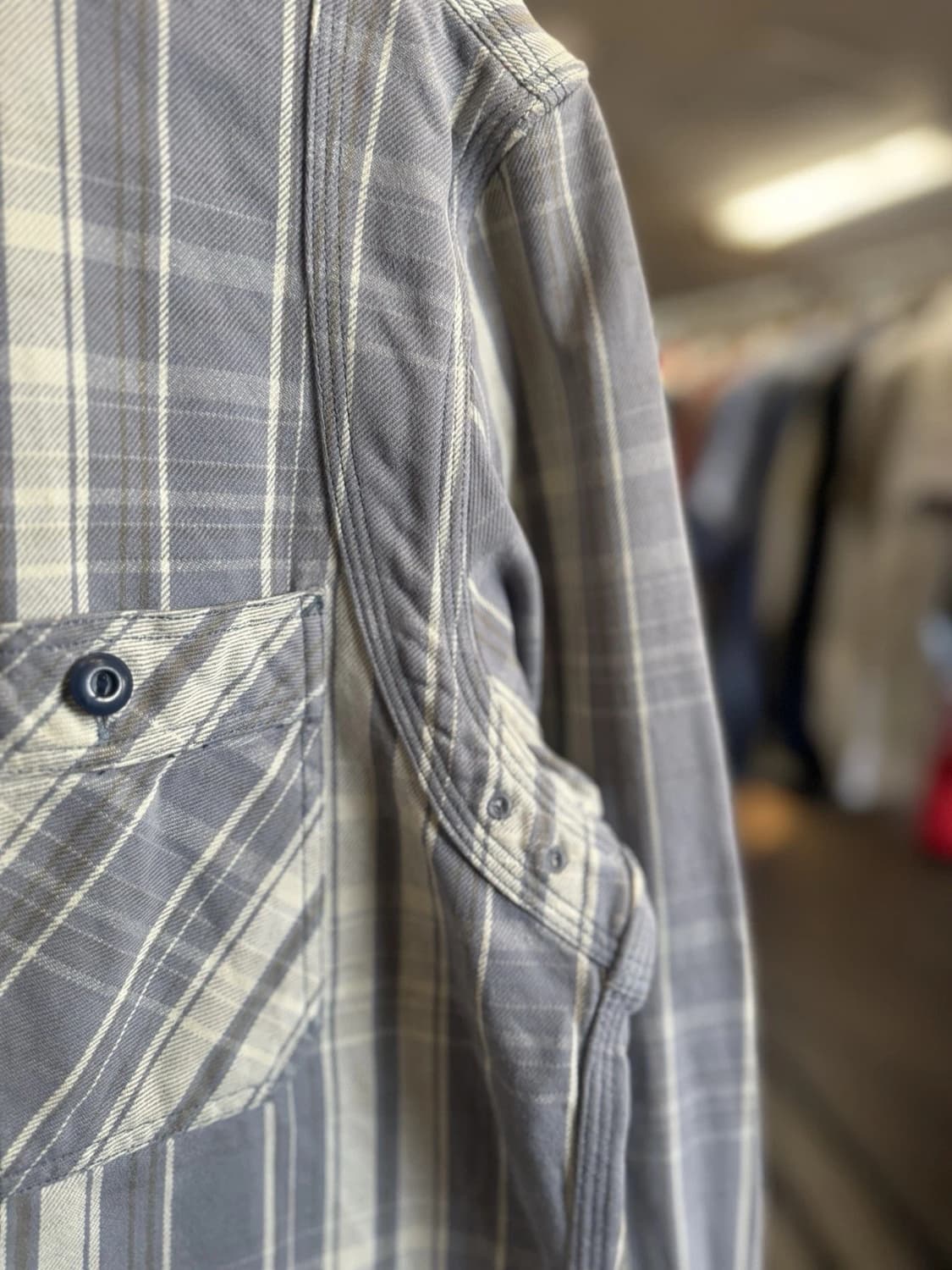 RRL 더블알엘 코튼 플란넬 체크 워크셔츠 상품이미지4