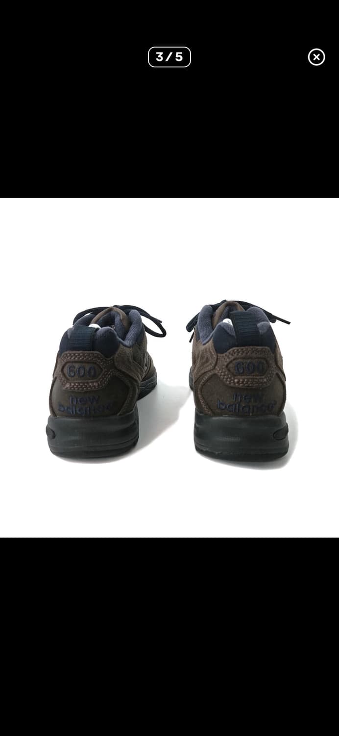 뉴발란스 600 빈티지 다크브라운/네이비 260 상품이미지3