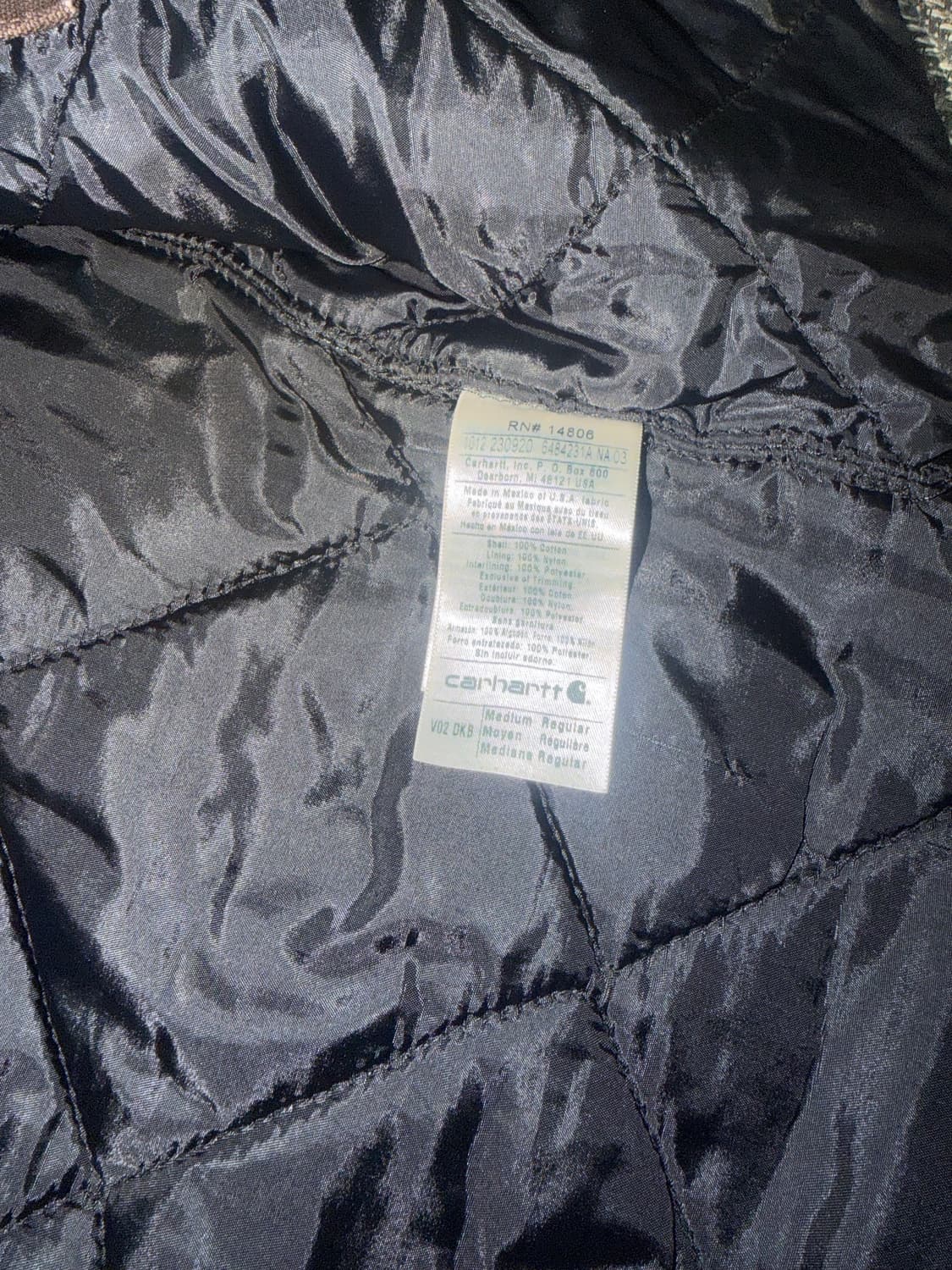 칼하트 V02 덕 워크 베스트 자켓 다크 브라운 상품이미지7