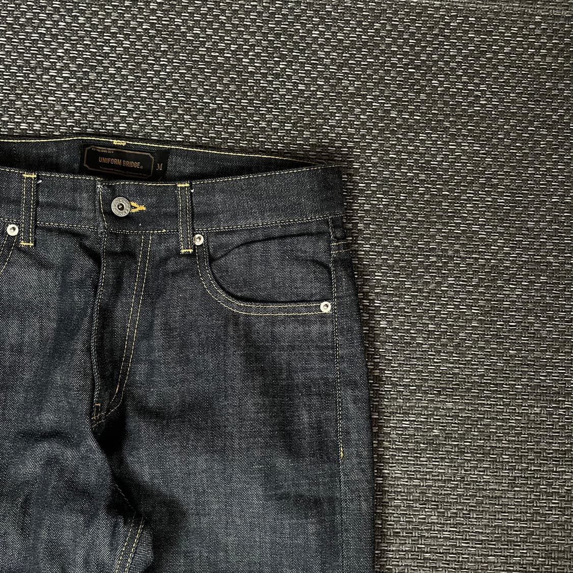 유니폼브릿지 셀비지 데님팬츠 M 상품이미지3