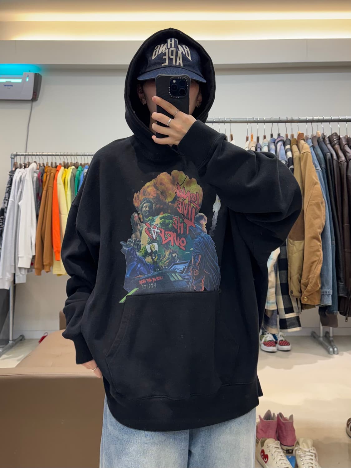 아워파스 그래픽 후드티 상품이미지7