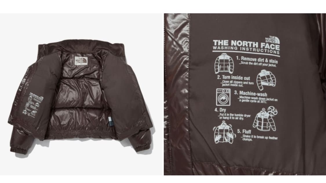 노스페이스 화이트라벨 패딩 상품이미지4