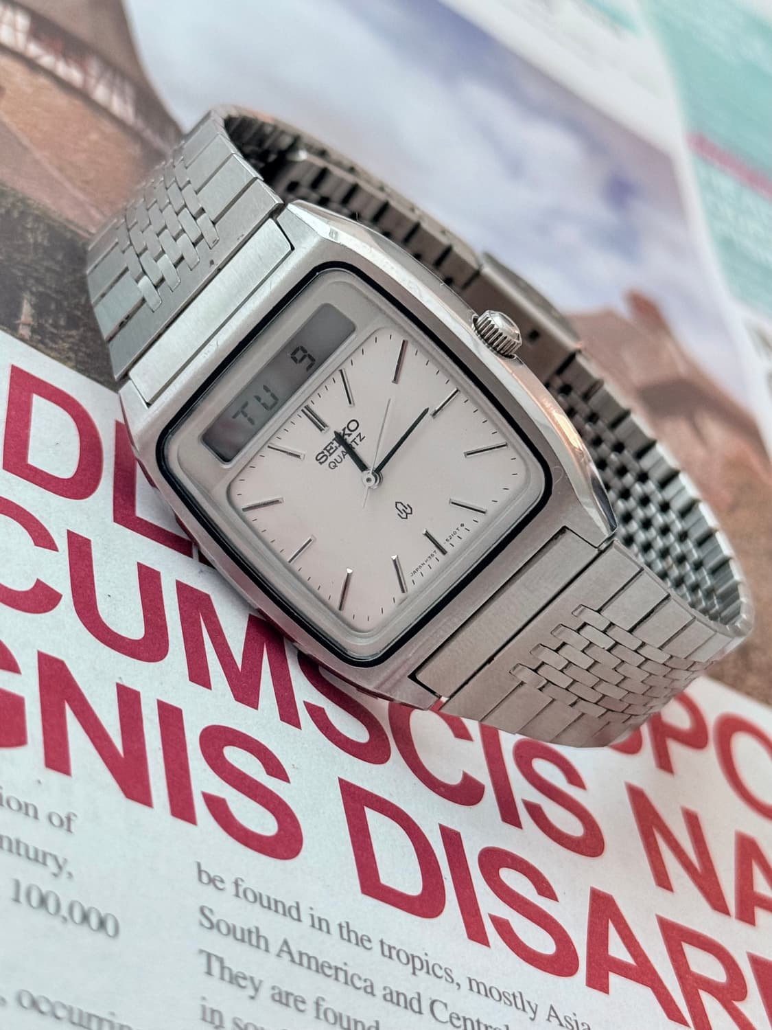 Seiko 세이코 쿼츠 아나디지 알람 크로노그래프 007 상품이미지4