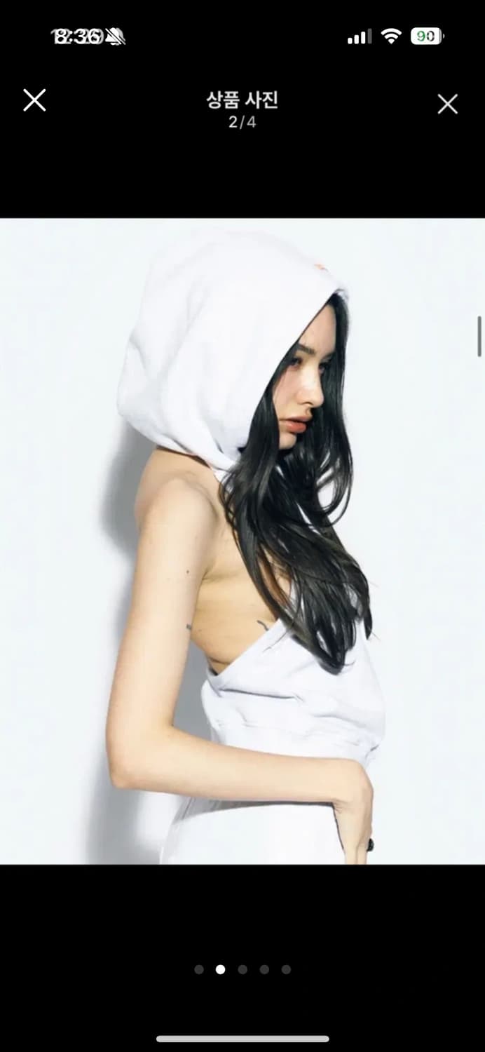 애즈이프캘리 홀터 후드 트레이닝 츄리닝 세트 상품이미지2