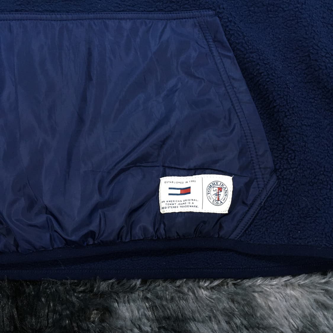 투티/0242 타미힐피거 진스 뽀글이 플리스 배색 라인 상품이미지3