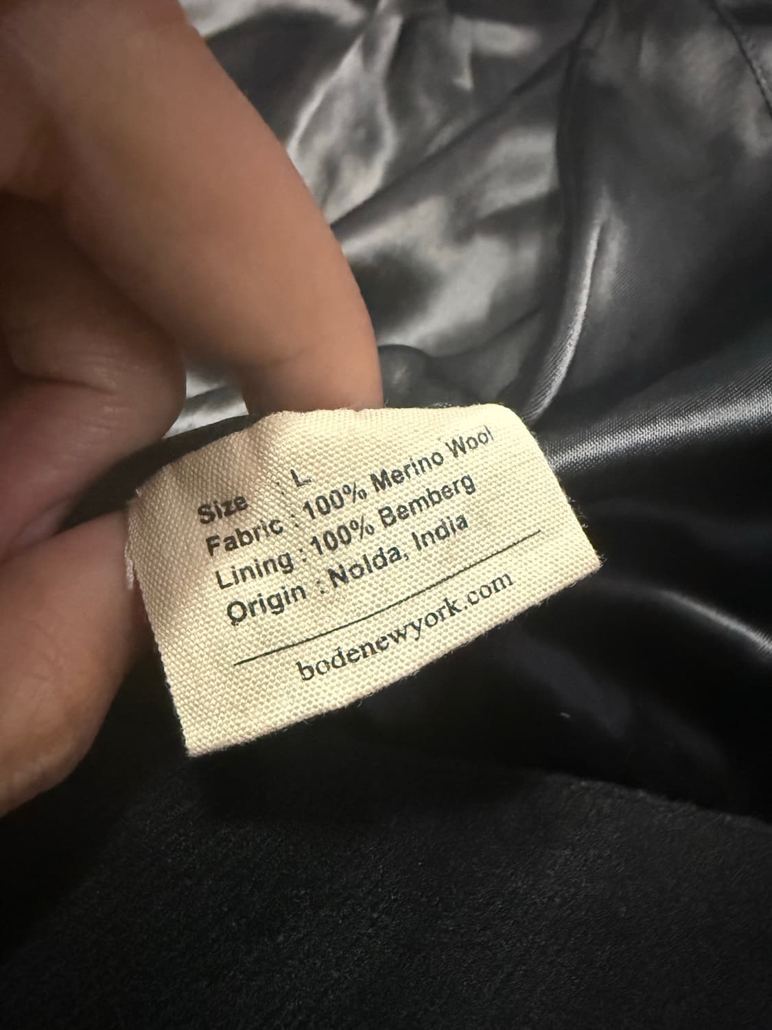 (L) BODE 보디 크롭 울 플라워 스티치 자켓 상품이미지5