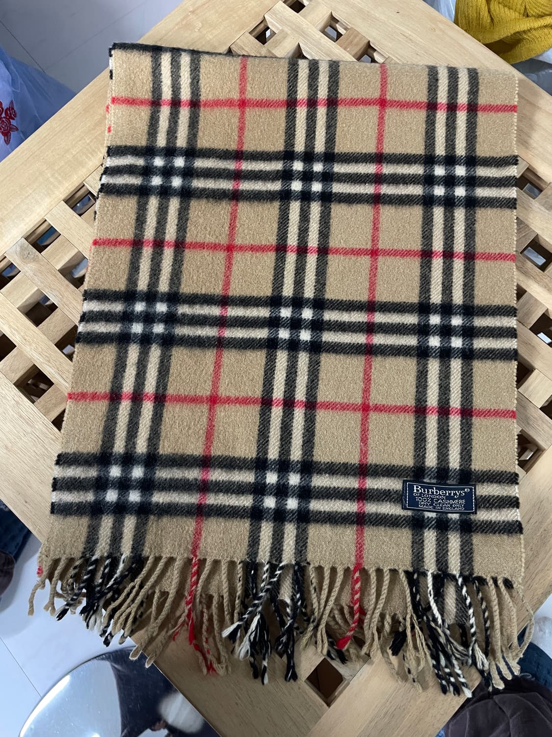 버버리 캐시미어 목도리(공용) 상품이미지2