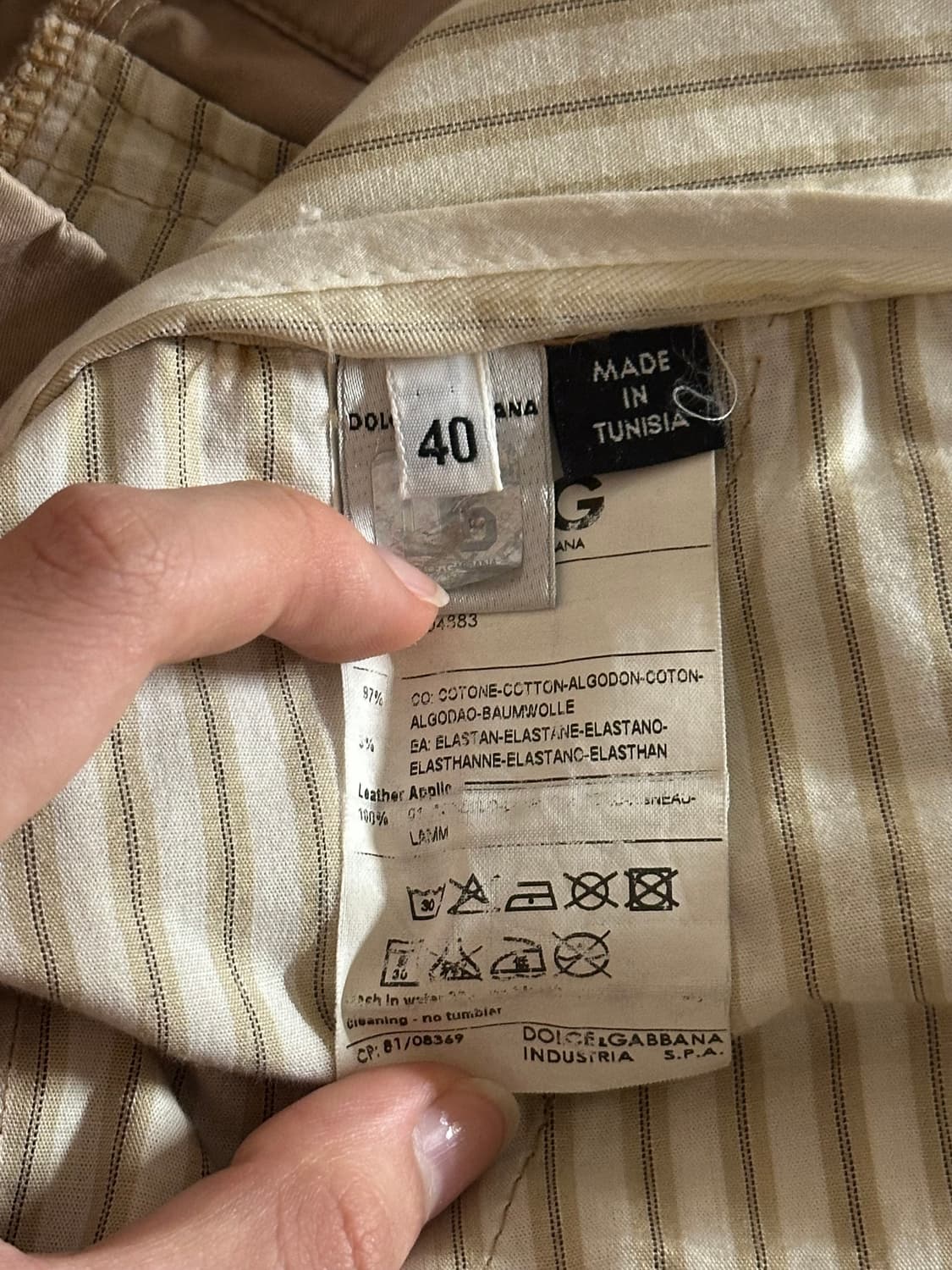 돌체앤가바나 코튼 카고 쇼츠 팬츠 상품이미지5