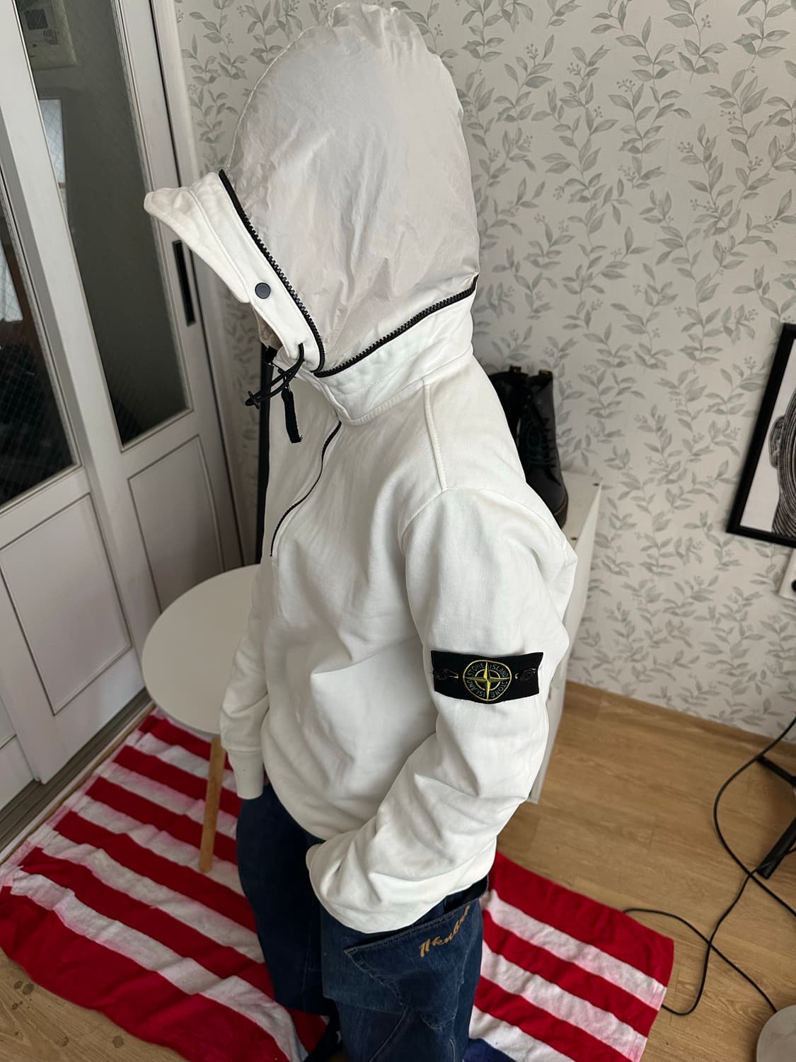 스톤아일랜드 반집업 후드티 M(95) 상품이미지2