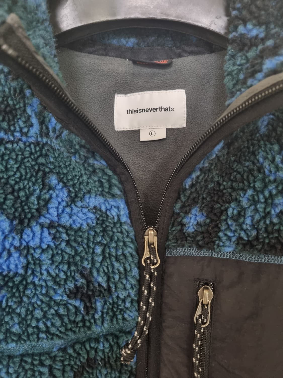 디네댓 쉐르파 플리스 자켓 블루 (L) 상품이미지3