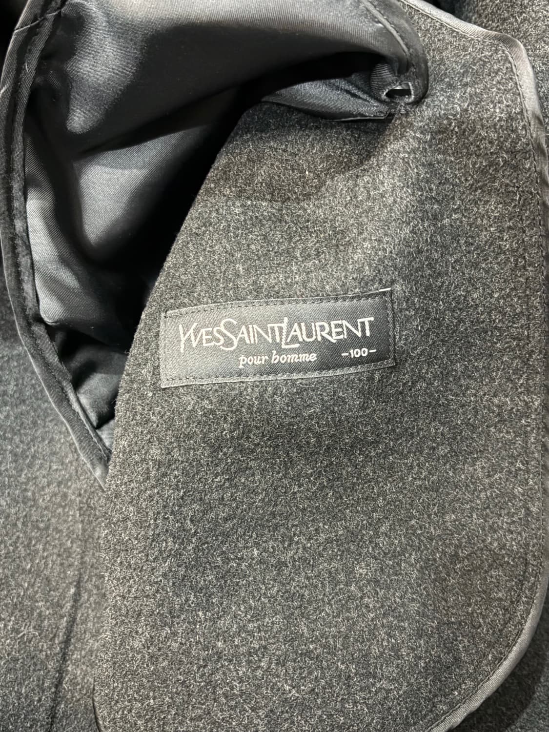 입생로랑 YSL 올드스쿨 울 코트 상품이미지6