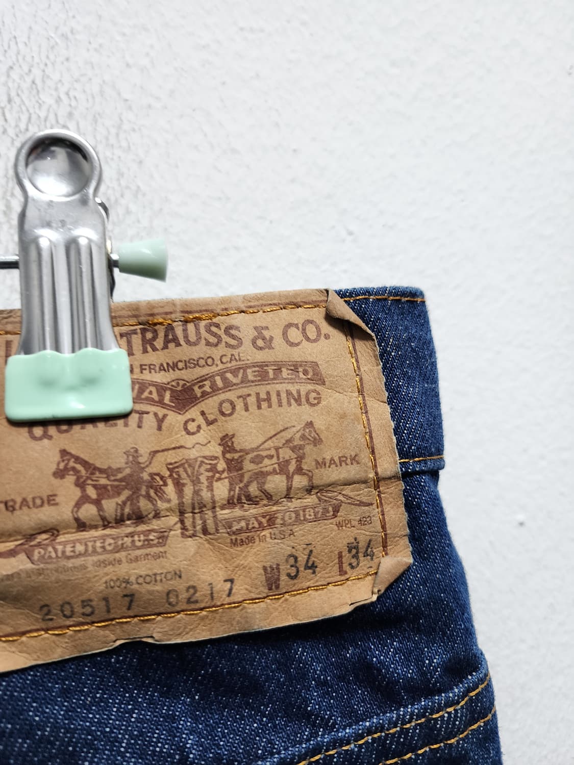 리바이스 80s 517 OG 오렌지탭 부츠컷 데님 상품이미지4