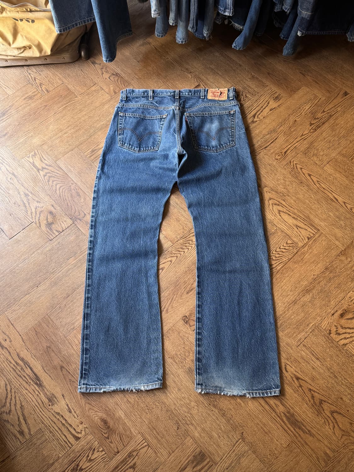 [38]00's 리바이스 517 멕시코제 플레어 데님 팬츠 F46 상품이미지1