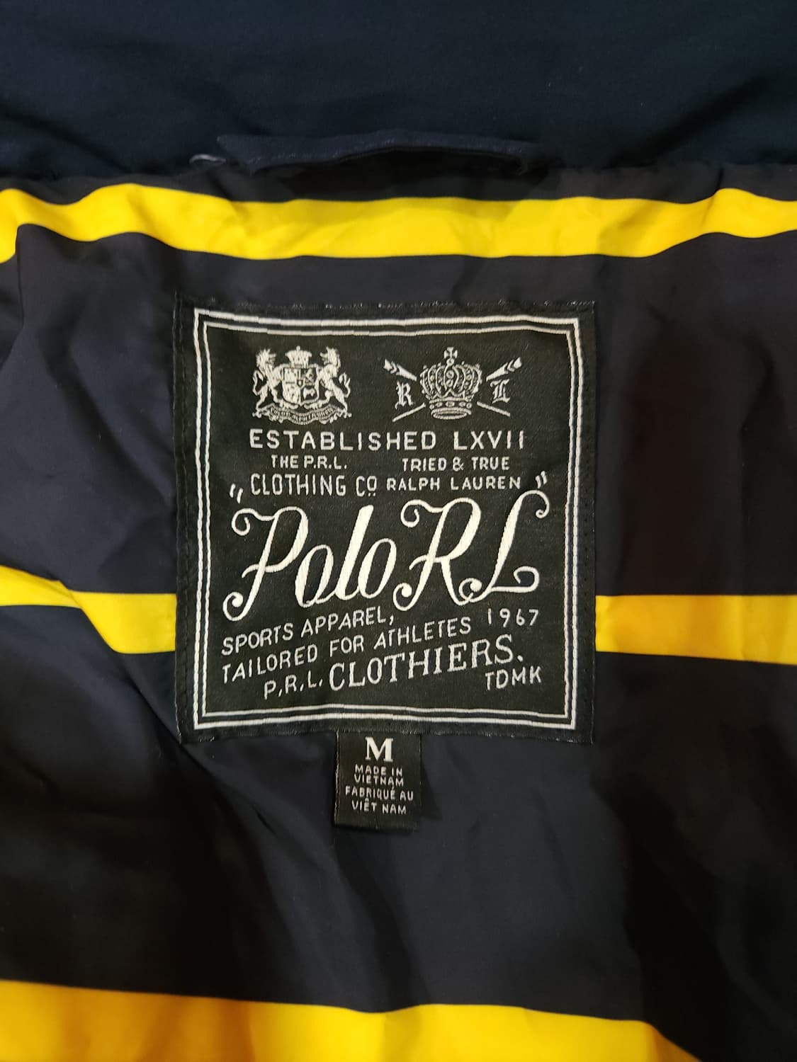 폴로 랄프로렌 네이비 오리털 숏패딩 점퍼 상품이미지10