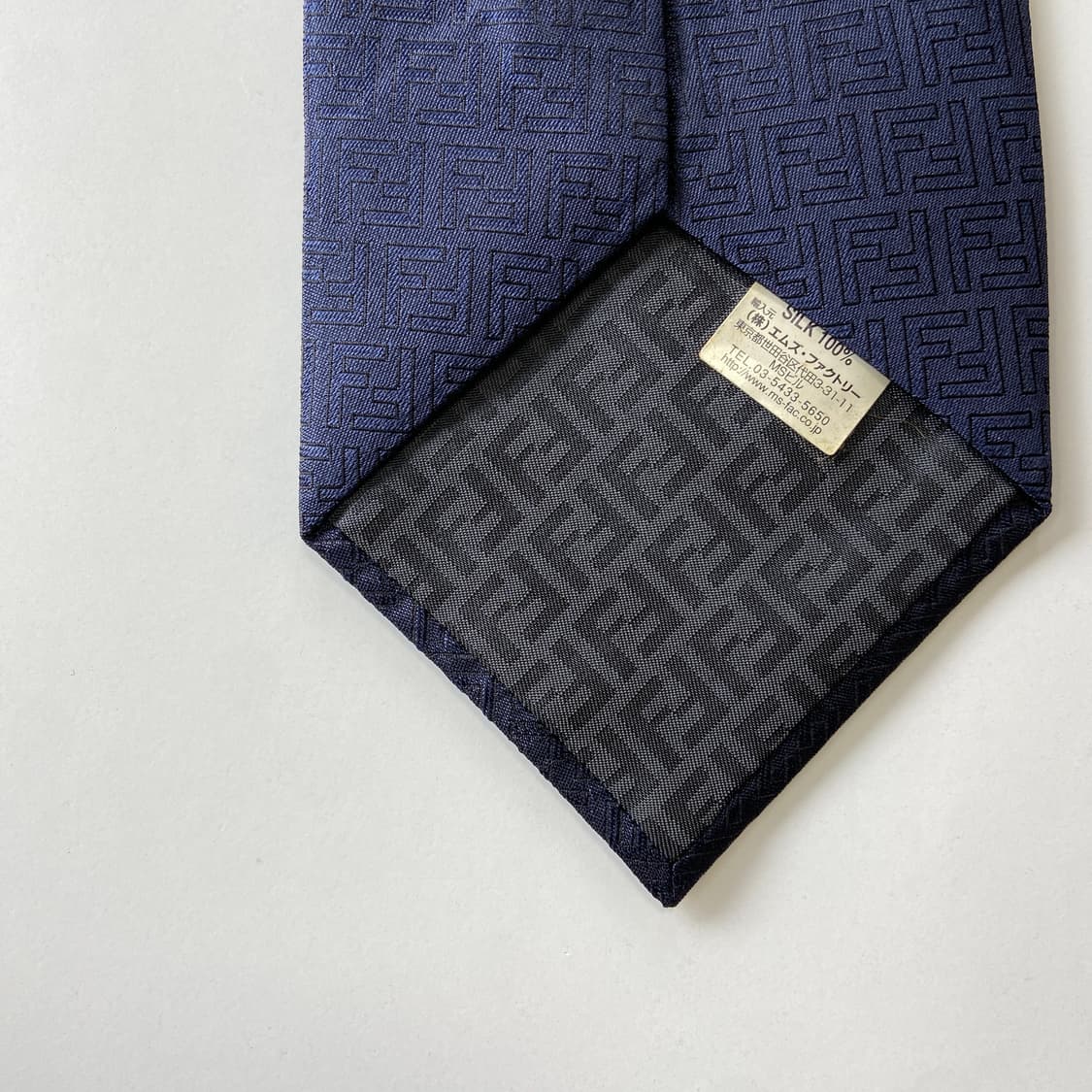 최상급 펜디 (FENDI) FF모노그램 명품 정품 넥타이 상품이미지7