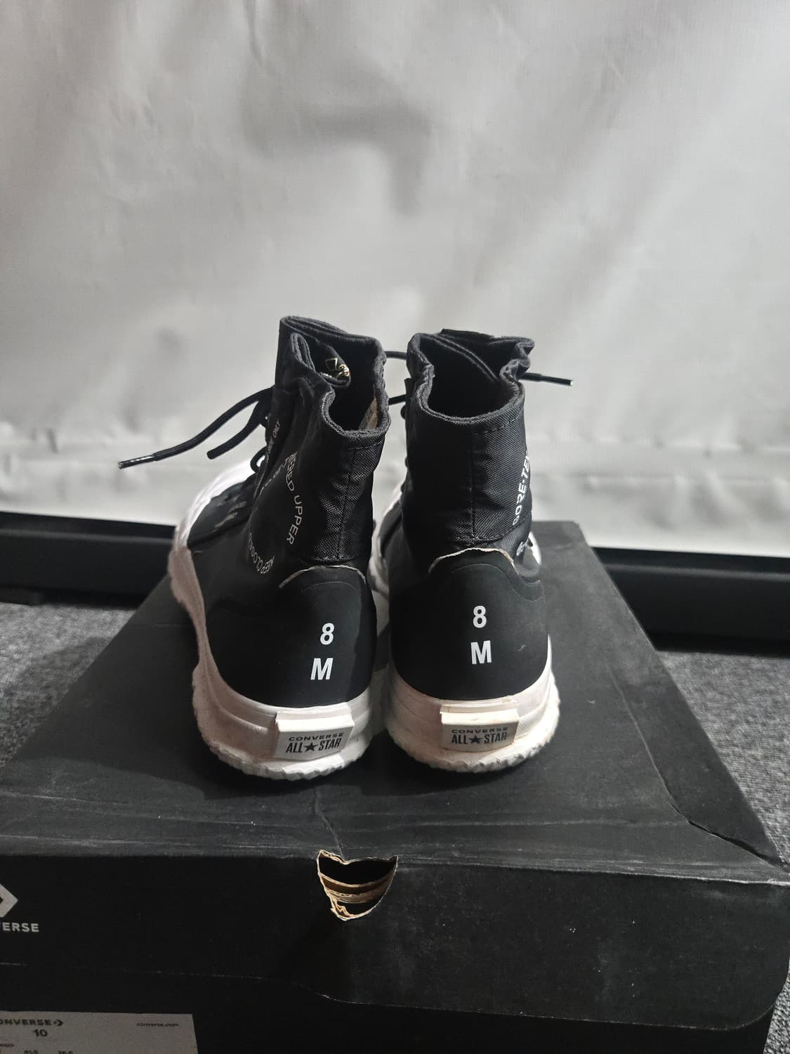 컨버스 마운틴클럽 고어텍스 하이 블랙 265mm 상품이미지4