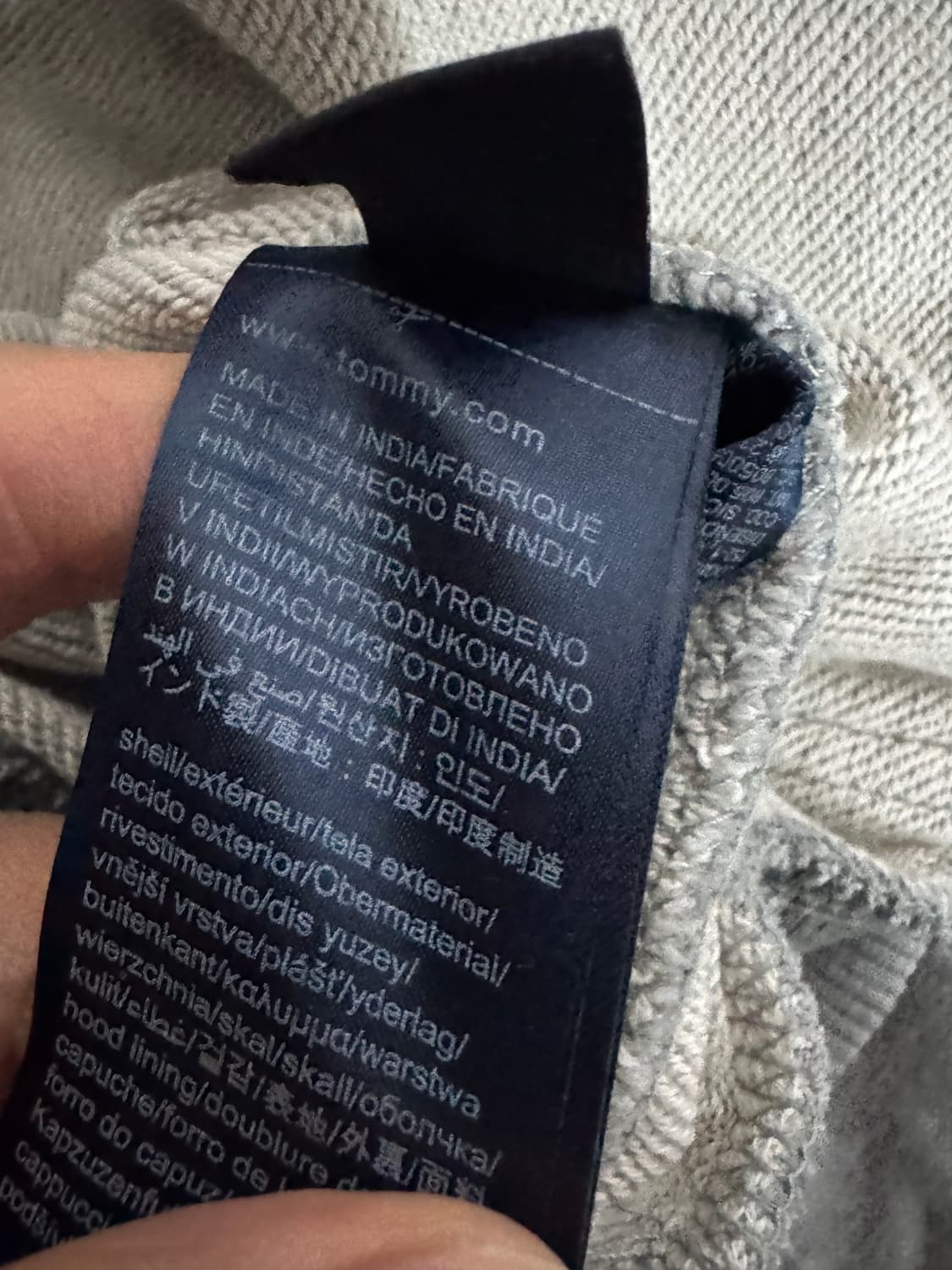 타미힐피거 사선완장 트레이닝 후드집업 M 상품이미지4