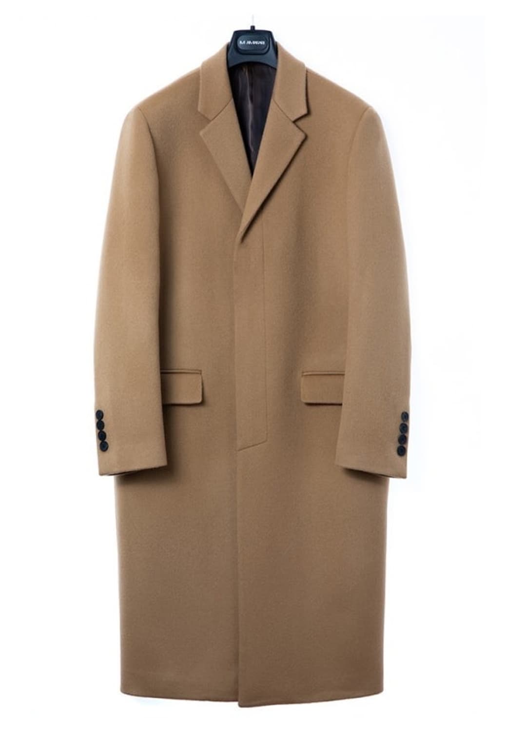 마마가리 히든싱글 코트 카멜 46 상품이미지1