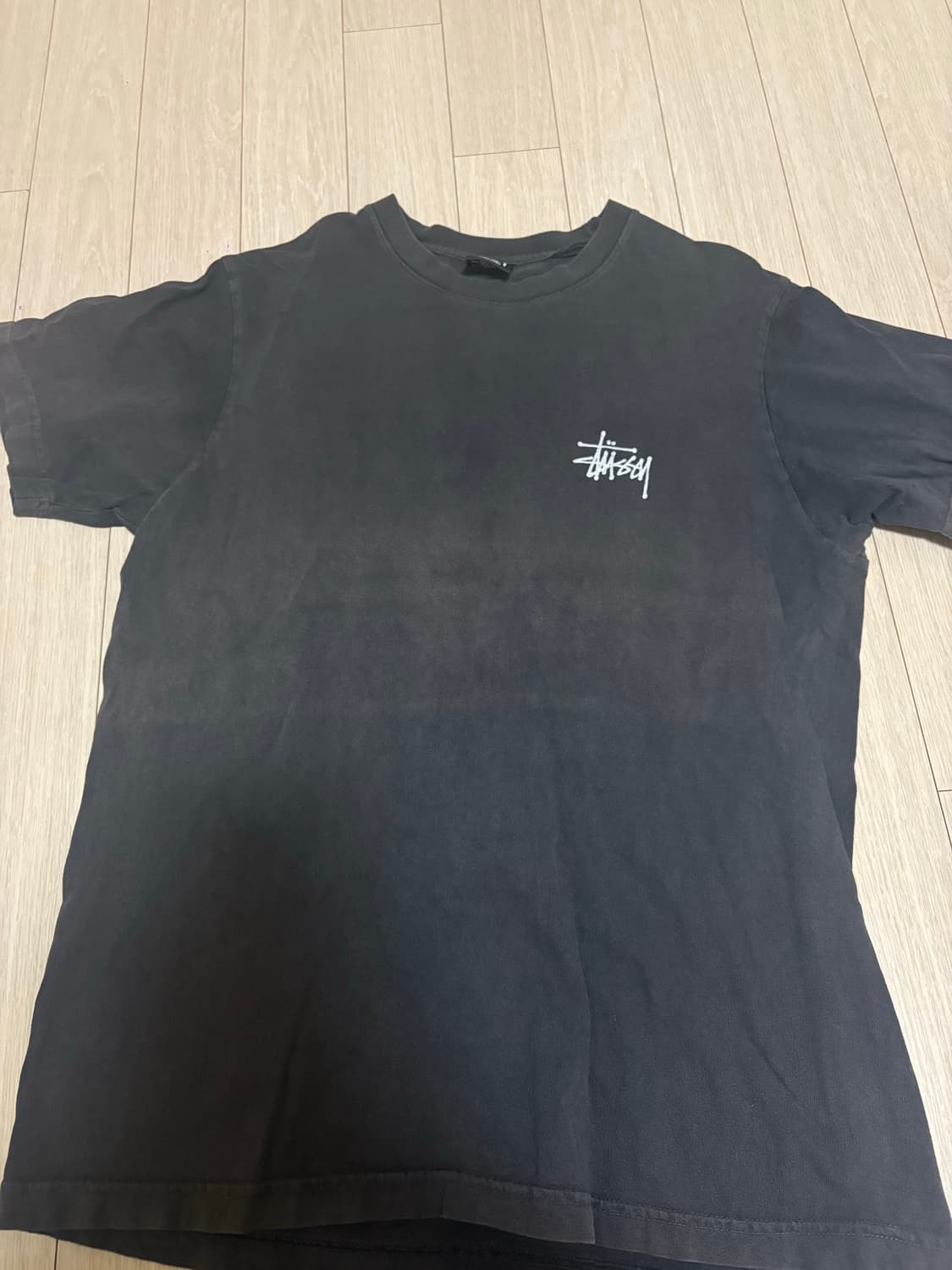 스투시 베이직 피그먼트 반팔 M 상품이미지2