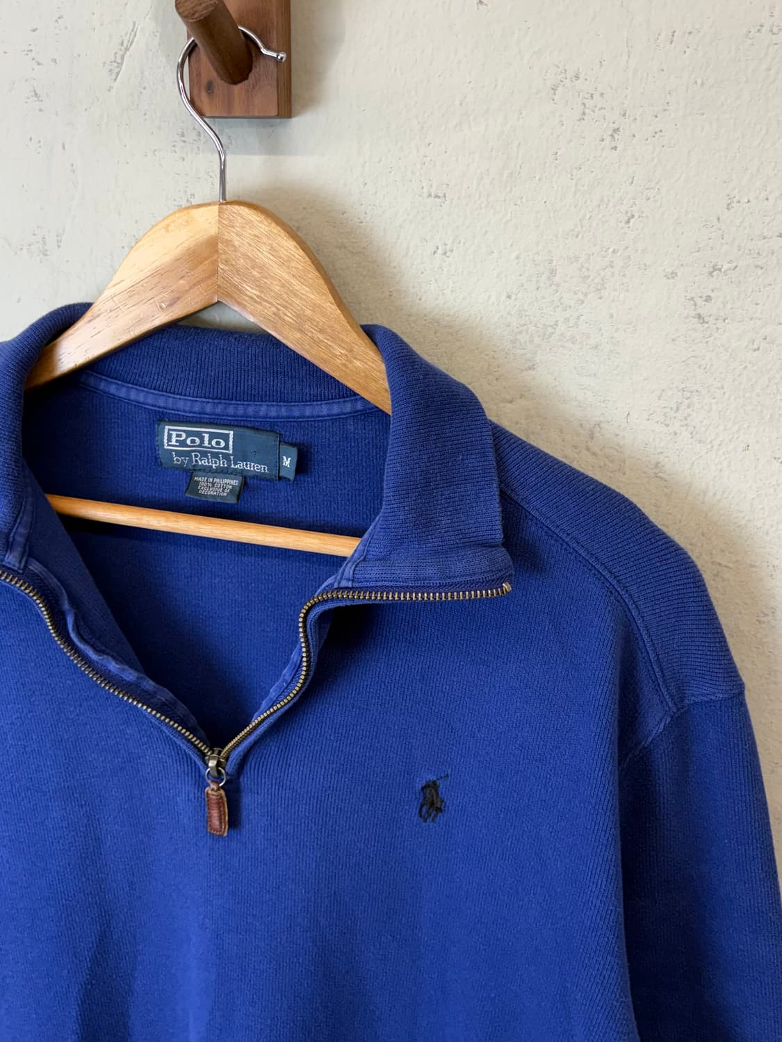 폴로랄프로렌 빈티지 코튼 반집업 니트 상품이미지5