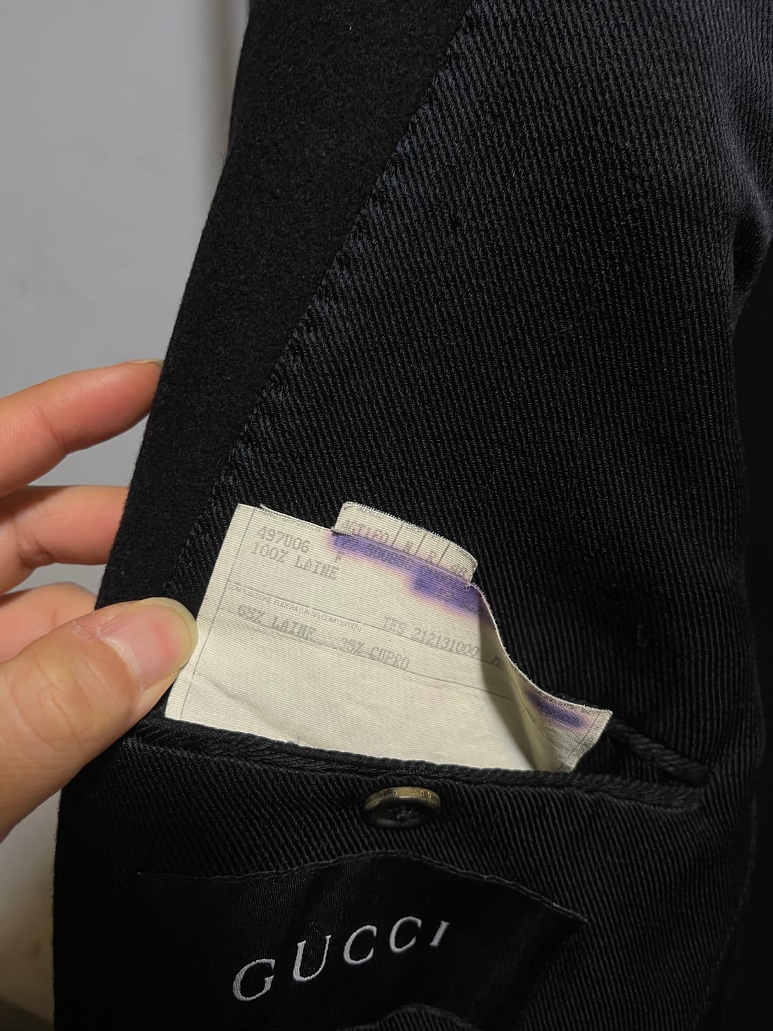 구찌 울 더블 브레스티드 롱 코트 상품이미지6