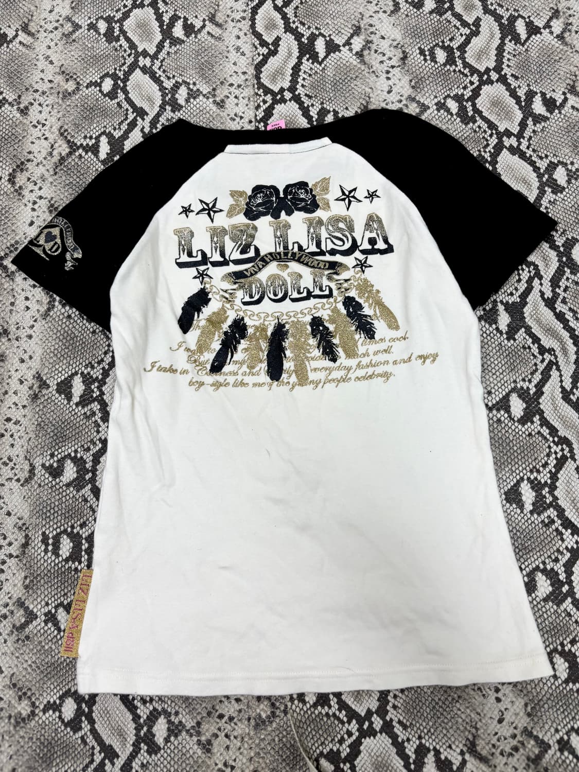 “Liz Lisa” Y2K mood Printing Slim Fit Te 상품이미지7
