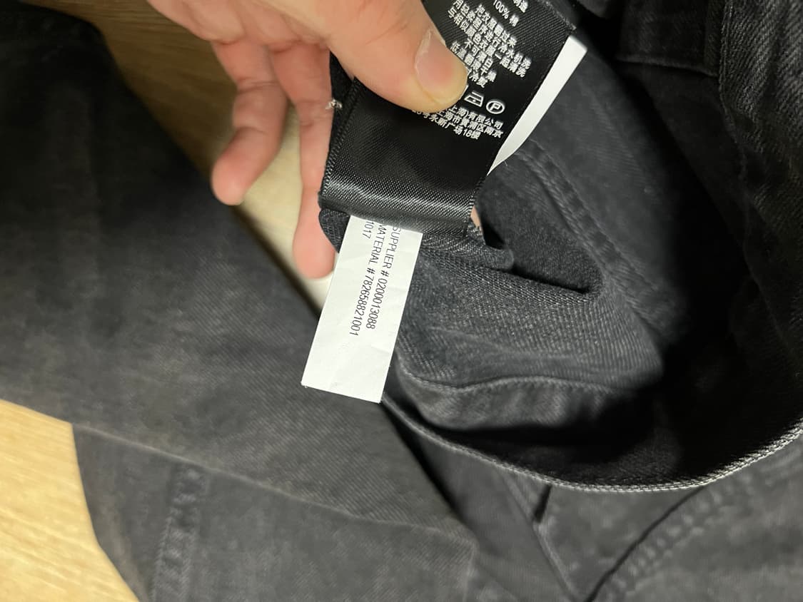 택포38) RRL 더블알엘 3rd 트러커 데님자켓 흑청 3세대 S 상품이미지6